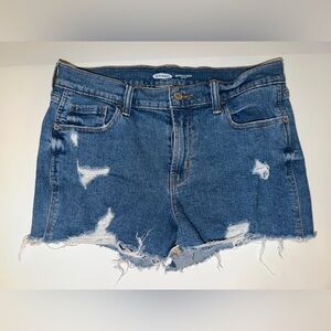 Old Navy Women's Ripped Blue Jean Shorts